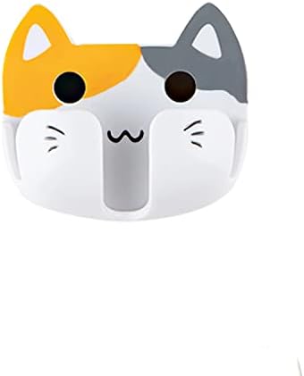 2 Пакет (И) са Самозалепващи Куки Притежателите Сладък котка за Щепсела на Кабела Четка за Зъби Ключ Виси Кърпа Бормашина-Безплатно Иновативни Куки на Стената Пласт