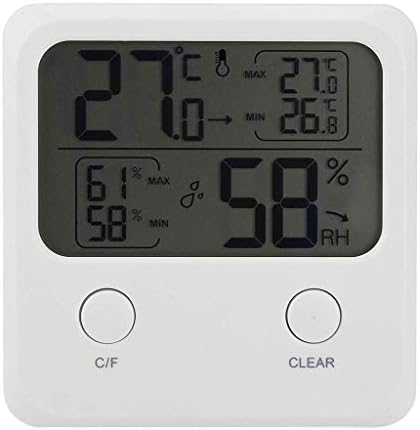 XJJZS Стаен Термометър - Електронен Термометър Точност Измерване на Стайна Температура Точност Термометър