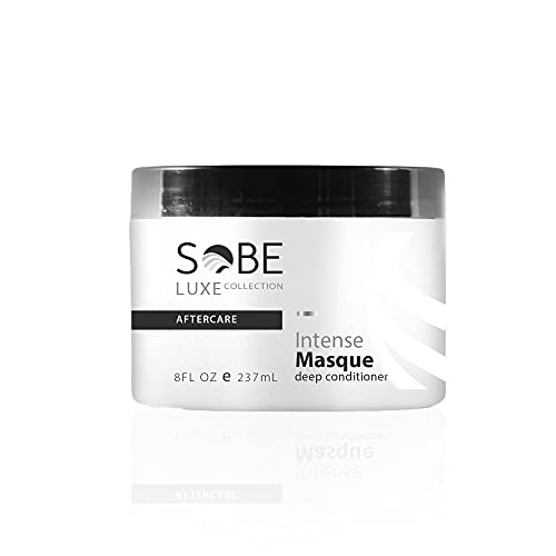 SOBE LUXE - Интензивна маска Deep Conditioner | Deep Conditioning Стареене маска с кератин, пантенолом, колаген, аргинином, протеини, пептидами, масло от жожоба, масло от невен, слънчогле