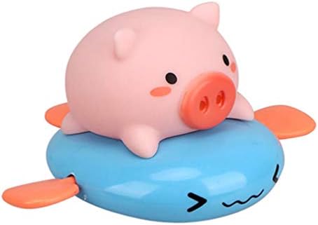 Balacoo Baby Floating Bath Toy Wind Up Swimming Pig Toys Baby Pool Bath Toys for Kids Children Момчета Момичета
