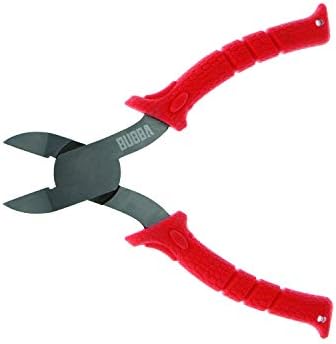 BUBBA 7 Ножица за тел с извити противоплъзгаща се дръжка за рязане на тел, каишки или кабел за риболов