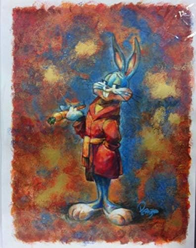Майк Пераза Подписа Bugs Bunny Bourgeoisie Бъни Warner Brothers Ограничен тираж от 50 Giclée на хартия