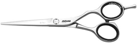 Jaguar Shears CJ4 PLUS 5.0 Inch Professional, Офсетен Дизайн, Стоманени Ножици за Подстригване и оформяне на косата за