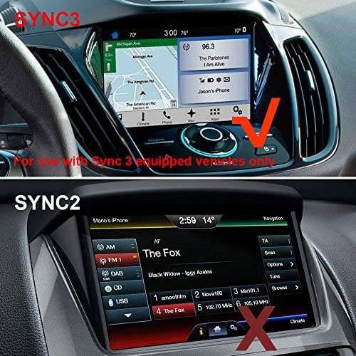 BENET 8In Замяна за MyFord touch Екран Дигитайзер е Съвместим с Ford Lincoln Sync 2