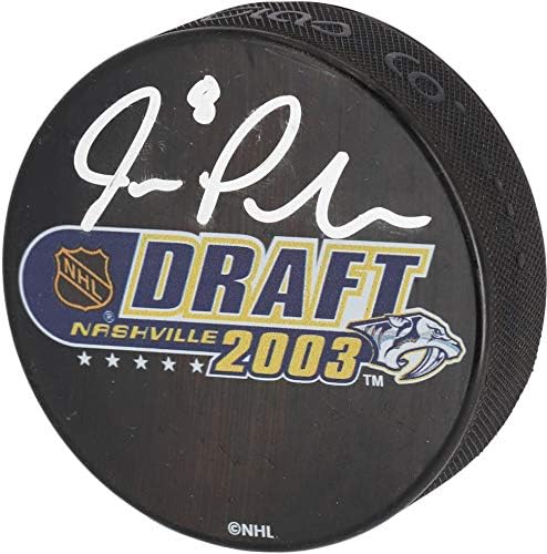 Джо Павельски Далас Старс с автограф проект на мотика 2003 година НХЛ Логото на Хокейна Шайба - Автографи НХЛ Шайби