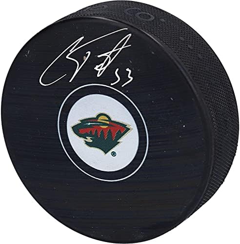 Кам Тэлбот Минесота Уайлд Хокейна Шайба, С Автограф - Autographed NHL Pucks