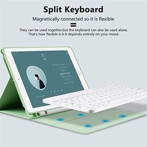 Yhuisen ПУ Lather Keyboard Case for iPad Mini 4/5 Case with Молив Holder for iPad Mini 5th Generation 2019 / Mini 4th