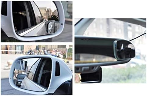 Saladplates-LXM Огледала слепи петна Съвместими с Audi RS Q8, HD Автомобилни принадлежности огледала за мотор/кола/камион/suv, 2 бр 360°въртяща се широкоъгълни огледала (размер : A)