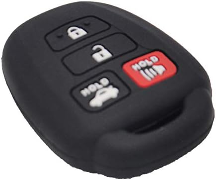 LemSa 2 бр. Гума Силиконов Ключодържател Капака на Дистанционното на Ключа Чанта Протектор за употреба за Toyota Camry
