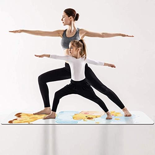 Lenergy Pilates Mat Cloud Жираф Cartoon Yoga Mat Eco Friendly Exercise Mat Non Slip Gym Mat Thick Fitness Mat Workout