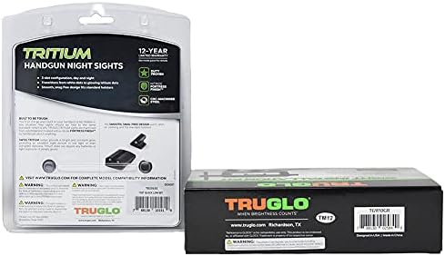 TRUGLO Tritium Green Gun Night Sight е Съвместимо с Глок - на Разположение комбо-инструменти