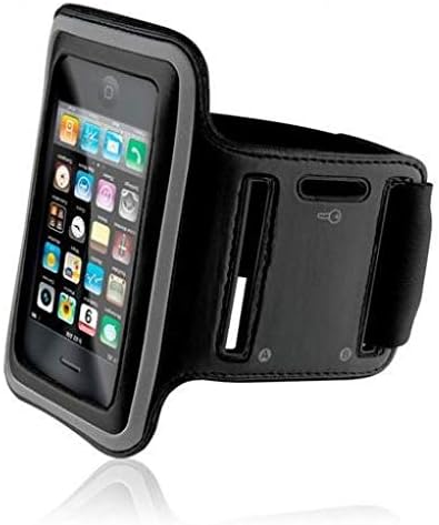 Running Armband Strap Sports Gym Workout Case Cover Band е Съвместим с Alcatel A382G - iPhone 5 - iPhone 5C - iPhone 5S