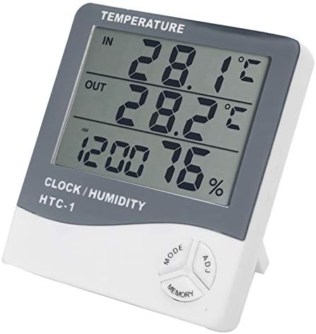 Термометър Водоустойчив Дисплей с Висока Разделителна способност Цифров Температурен Монитор устойчив на абразия,за Измерване
