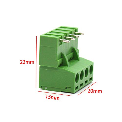 10 Set 5.08 mm Pitch 4 Pin Pluggable Terminal Block Connector Male and Female for ПХБ