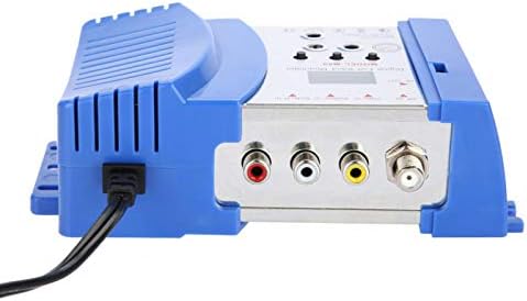 Niiyen AV Модулатор, RF Модулатор Конвертор, RF Модулатор на AV‑RF AV TV Converter VHF UHF 110-240 v за камери, Игрови