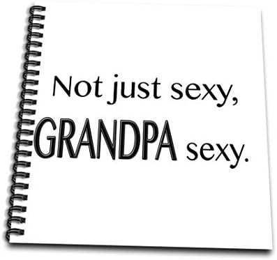 3dRose just Grandpa Секси, Книга на паметта, 12 инча (db_149830_2)