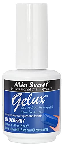 Mia Secret Gelux Soak-off gel nail polish color Blueberry - Гел - лак, отвержденный лампа за нокти - Esmaltes para uñas