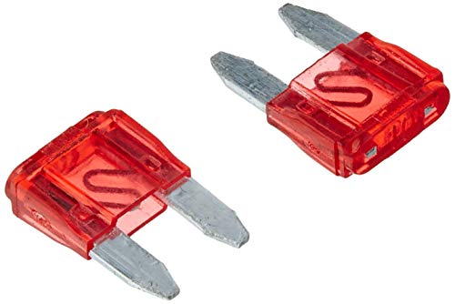 Aodesielectronics ATM-10 10A Fast Acting ATM Mini Blade Fuse for Automotive Car SUV Truck Red Pack of 50