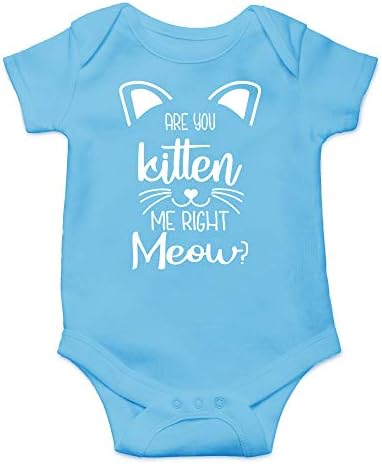 You Kitten Me Right Meow - Смешни Crazy Cat Lover Outfit - Сладко Бебе One-Piece Baby Bodysuit
