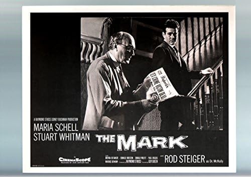 ПЛАКАТ НА ФИЛМ: THE MARK-1961-РОД STEIGER/STUART WHITMAN-LOBBY CARD VF/NM
