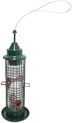 XLAIQ Wild Bird Устройство Outdoor Катерица-Proof Hanging Garden Seed Food Port with Perches Bird Cage Fee