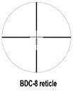 Оптика BSA Оптикс Ловен прицел серия 3-9 X 40 с едно око BDC-8, черен, един размер (HS3-9X40TB)