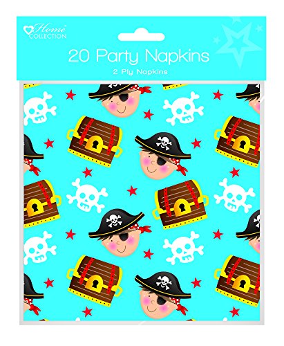20 Сини 2-слойных салфетки, Pirate Party