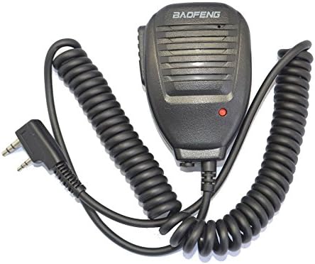 Tenq Уоки Токи Handheld Speaker Mic, на Раменната Микрофон за BaoFeng UV-5R 5RA 5RB 5RC 5RD 5RE 5REPLUS 3R+ Двустранно радио(5 бр.)