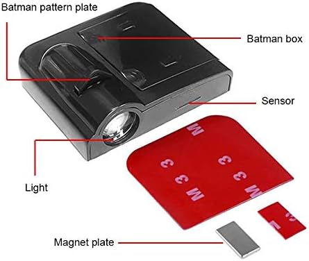 3D Безжична Магнитна Врата на Колата Стъпка LED Добре Дошли Логото на Сянка, Призрак Светлина Лазерен Проектор Лампа (GMC)