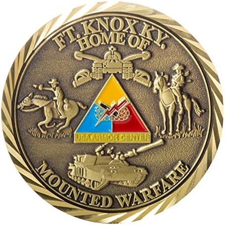 Армия на Съединените Щати на САЩ Форт Нокс Кентъки Къща конна война Армейските ценности Предизвикателство Монета