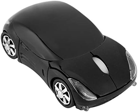 ASHATA Wireless Mouse, 2.4 G Sport Car Профил Bluetooth Mouse Optical Mouse with USB Receiver,Portable Сладко 1600DPI