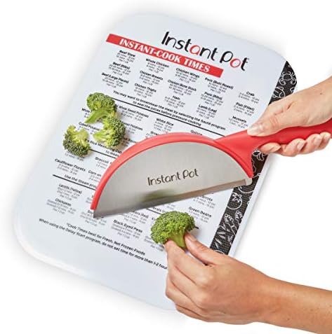 Instant Pot - 5271105 Instant Pot Official Cutting Mat with Recipes, 10x14, Бял