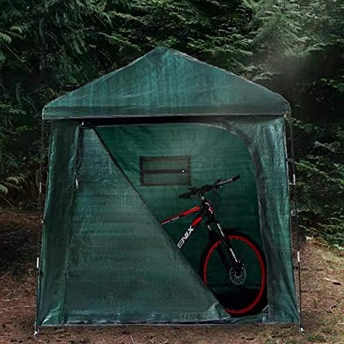Bravindew Storage Tent Bike Storage изяждам Waterproof Garden задния Двор Storage Buildings Sheds Heavy Duty Space Saving