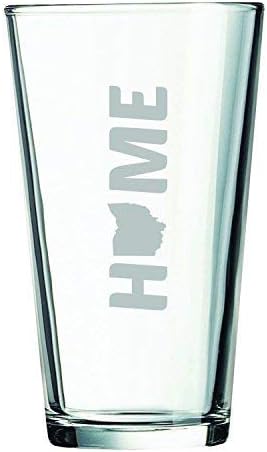 16 унции Пинтового стъкло - Ohio Home Themed - Ohio Home Themed