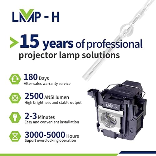 LMP-H ELP89 Смяна на Лампа на Проектора за Домашно Кино Epson 6040 6040ub 5050 5050ub 5050ube 5040 5040ub 5040ube 4010