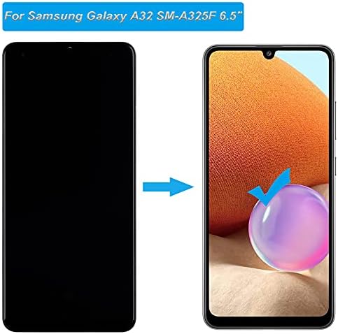 E-yiiviil LCDDisplay е Съвместим с Samsung Galaxy A32 SM-A325F,SM-A325M 6,4 LCD Сензорен дисплей в Колекцията с Инструменти