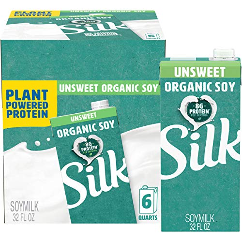 Копринените чубрица органично соево мляко, асептические картонени кутии по 32 грама (опаковка от 6 броя)