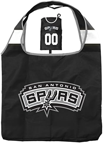 Duck House NBA San Antonio Spurs Bag in Pouch, Бял, 1 бр.
