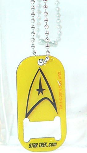 Star Trek Insignia Dog Tag Command gold / отварачка за бутилки