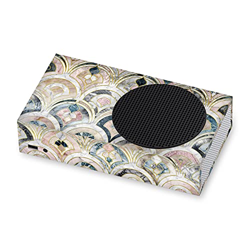 Head Case Designs Официално Лицензиран Micklyn Le Feuvre Art Deco Tiles in Soft Pastels Art Mix Vinyl Стикер Детска Кожа Калъф е Съвместим с Конзола Xbox Серия S