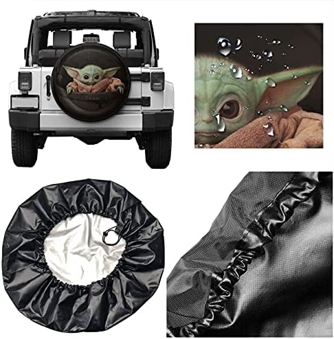 Yuanjutang On The Road We are Spare Tire Wheel Covers Protectors Weatherproof Universal for Trailer Rv SUV Truck Camper