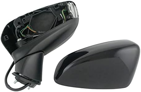Mirror Power-Turn Signal Blind Spot Detection Smooth Black LH е Съвместим с Mazda 6