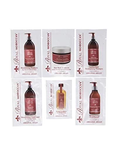 Хидратиращ шампоан | Сух шампоан за боядисана и къдрава коса | Royal Moroccan Арган Oil Hair Products (12 мл