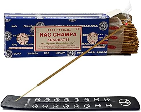 Титуляр тамян TRUMIRI Stick Holder Пакет with Satya Sai Baba Nagchampa 250g Incense Sticks - Опаковка от 1 (около 250