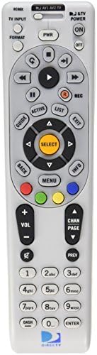 DIRECTV Rc66X Ir Remote Control - Универсално програмируемо 4-устройство за H24 H25 Hr24 с Xmp (+ Всички Irs), батерии, етикети