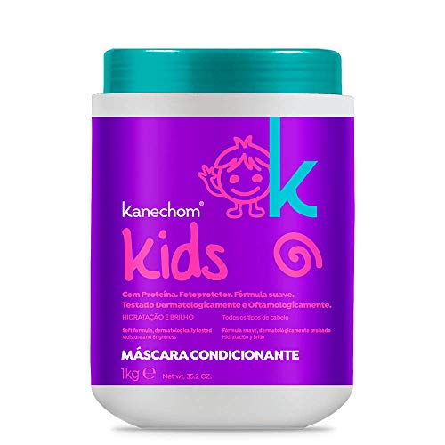 Kanechom - Linha Kids - Mascara Condicionante Formula Suave com Proteina 1000 гр - (Детска колекция - мека кондиционирующая