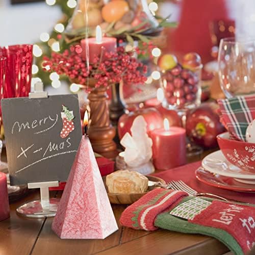 Коледни Свещи, Подаръци за Жени, розова конична скъпа Декоративна Свещ Аромотерапия , Романтична Роза, Праскова аромат