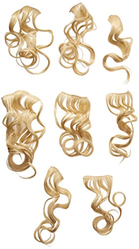 Hairdo 8 Piece Wavy Hair Extension Kit, Шведска Блондинка, 18 Инча от Hairuwear