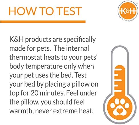 K&H Pet Products Original Lectro-Киноложки Outdoor Heated Pad with Free Cover