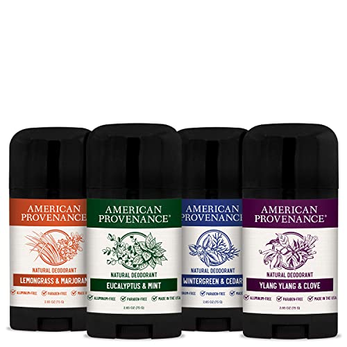 American Provenance All Natural Deodorant for Men - Дезодорант без алуминий за мъже, която се провежда през целия ден